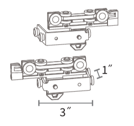 Butt Master Carrier for Ripple Fold (CS / CM Track)