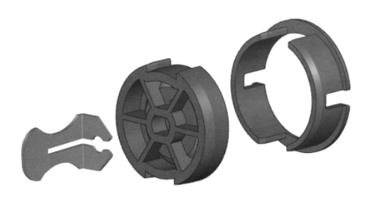 Rollease 1.25" Tube C+D Set