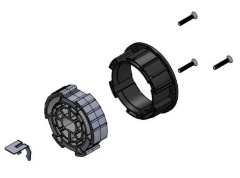 Rollease 3.25" Tube C+D Set