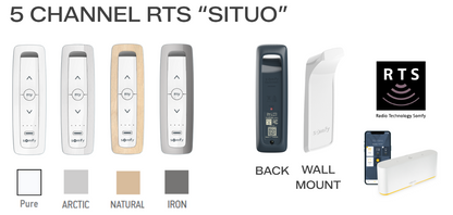 Somfy Situo 5 CH RTS Handheld Remote