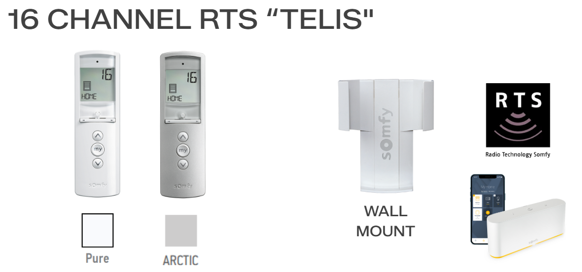 Somfy Telis 16 CH RTS Handheld Remote