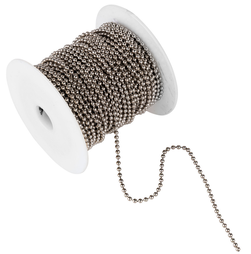 Nickel over Steel Chain 500' roll
