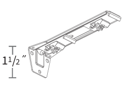 6in Double Wall Bracket Standard