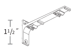 6in Double Wall Bracket Heavy Duty